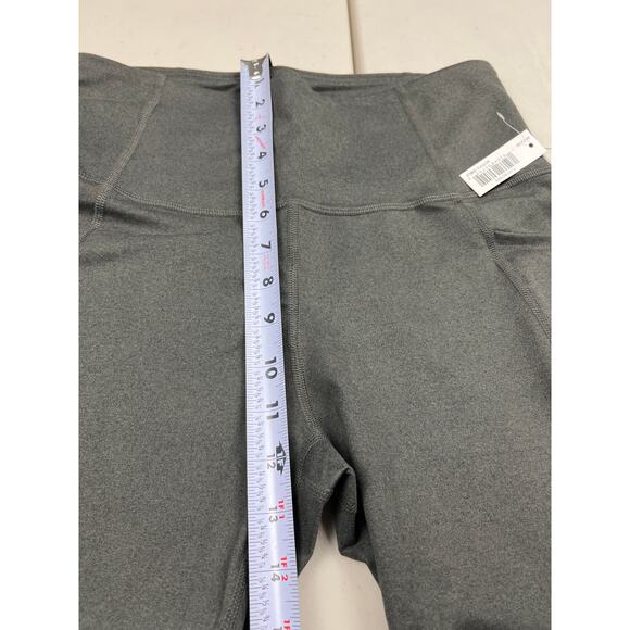 Core 10 Women's Medium Green High Waist 7/8 Crop Yoga Legging Activewear Pants - Picture 5 of 8